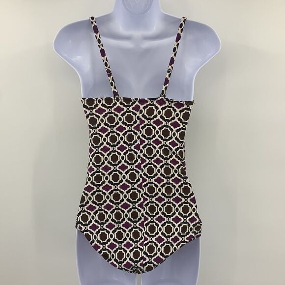 Lands End Underwire 1pc Swimsuit Sz 6 - Picture 4 of 8